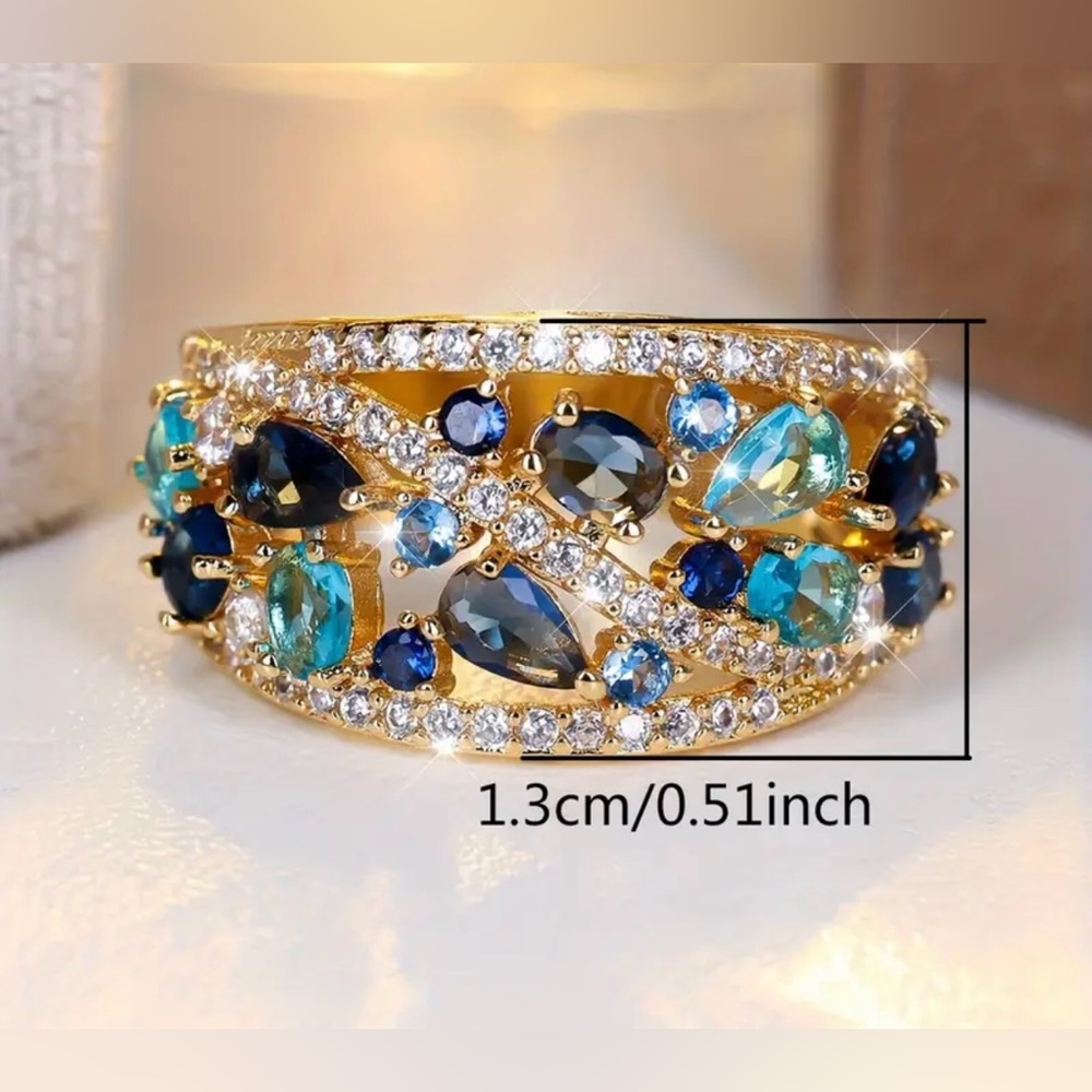 3 for $40 NWOT Multi-Stone Ring - Picture 4 of 6
